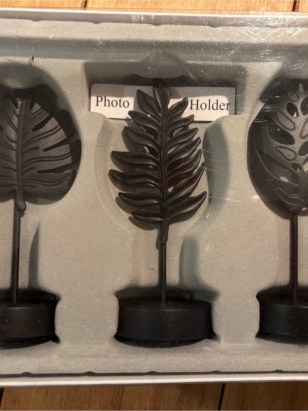 Kohl's Home Studio White Photo Holders - Set of 3